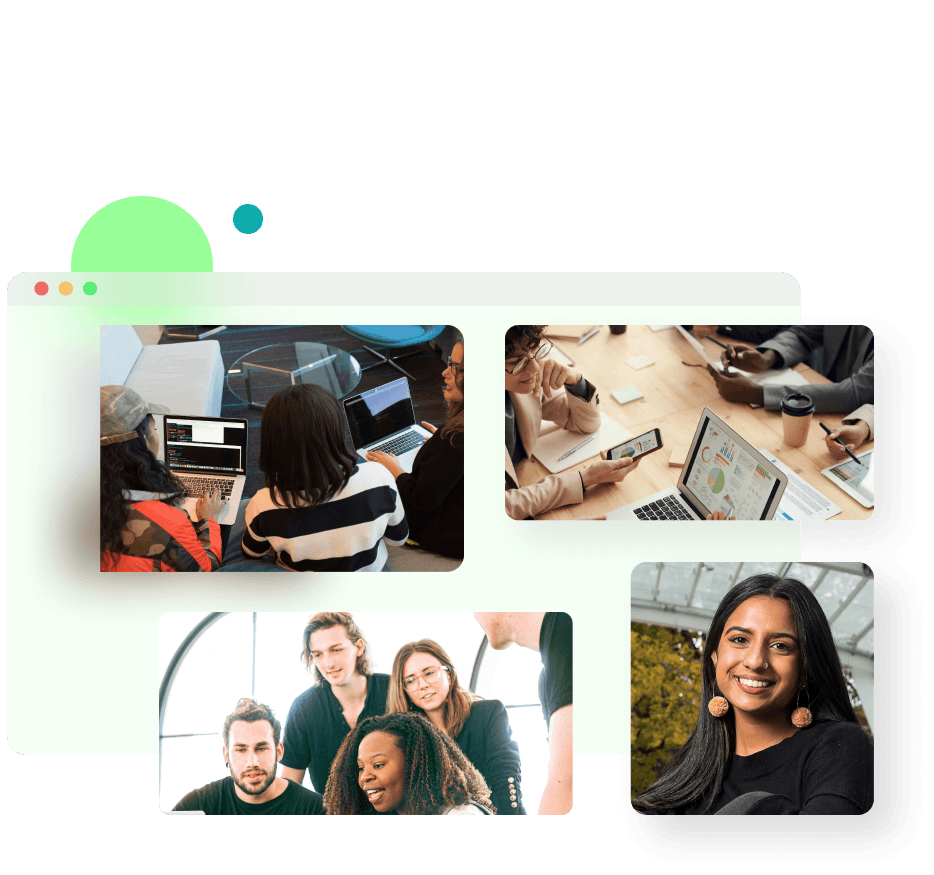 What we have achieved - students working and collaborating